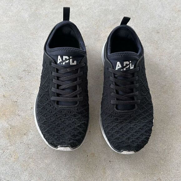 APL Shoes - APL Women's TechLoom Phantom Propelium Sneakers Black Women’s Size 7